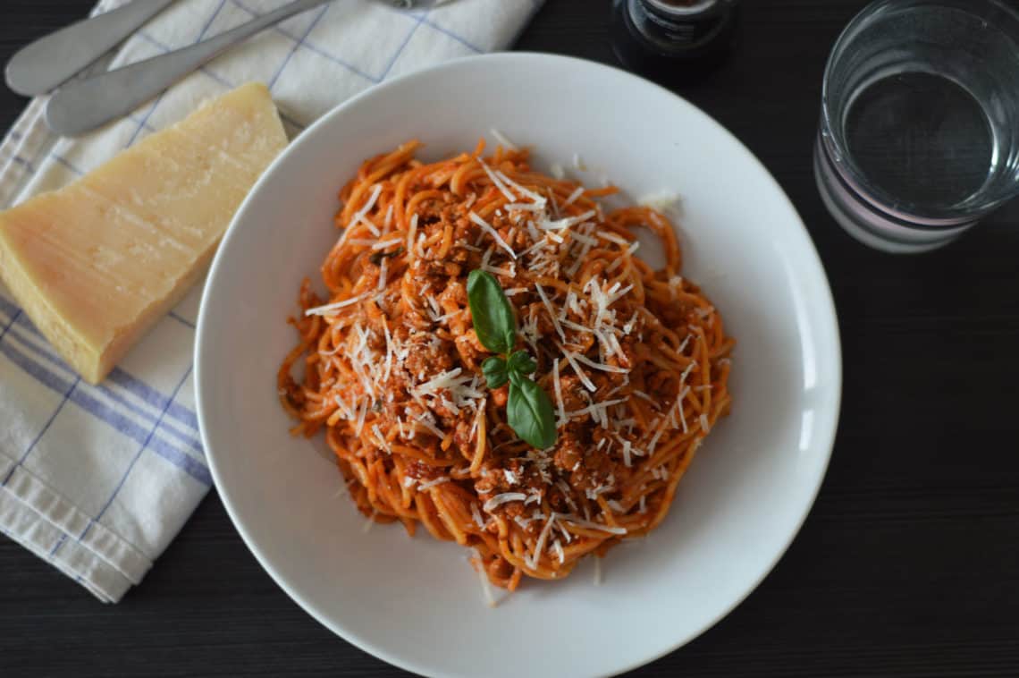 My finished Spaghetti Bolognese photo