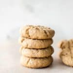 vegan peanut butter dairy free cookies
