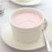 Strawberry Mousse in a white ramekin