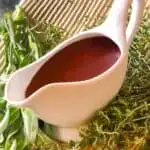 A jug of smooth looking gravy