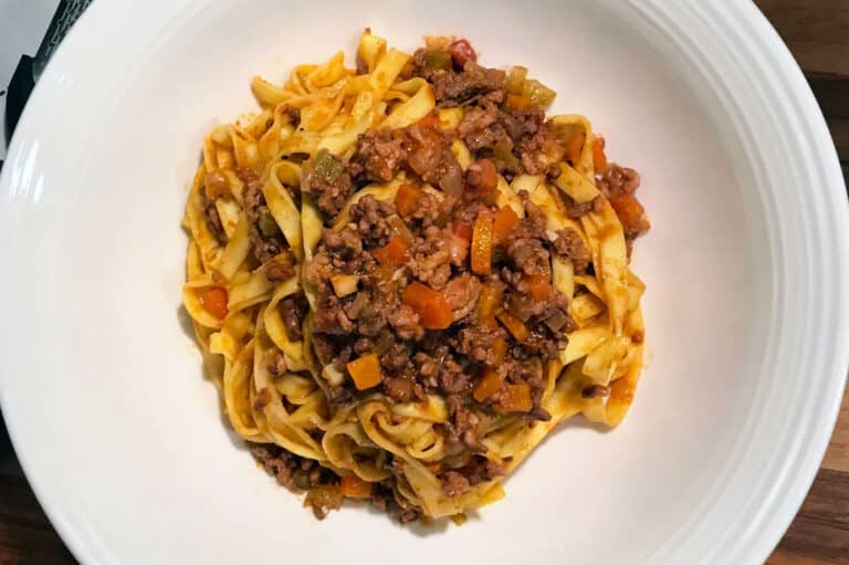 Ragù alla Bolognese in a bowl