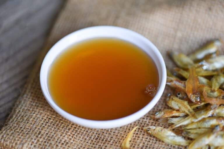 Fish sauce in a bowl.
