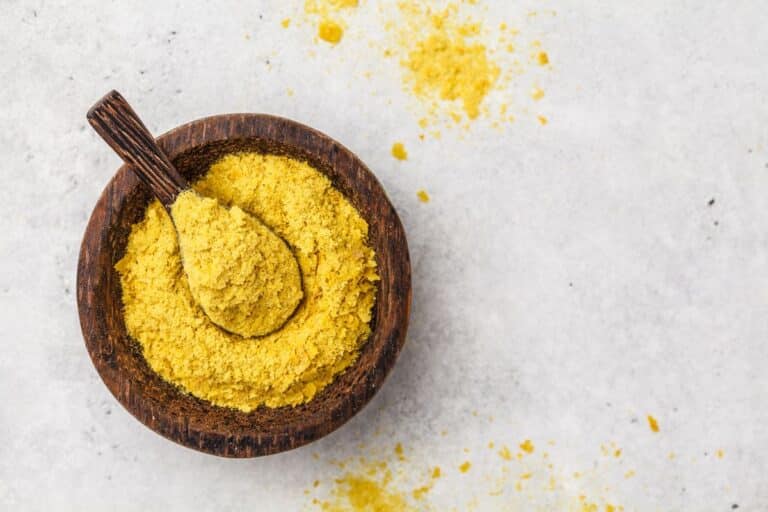 Nutritional Yeast in a bowl.