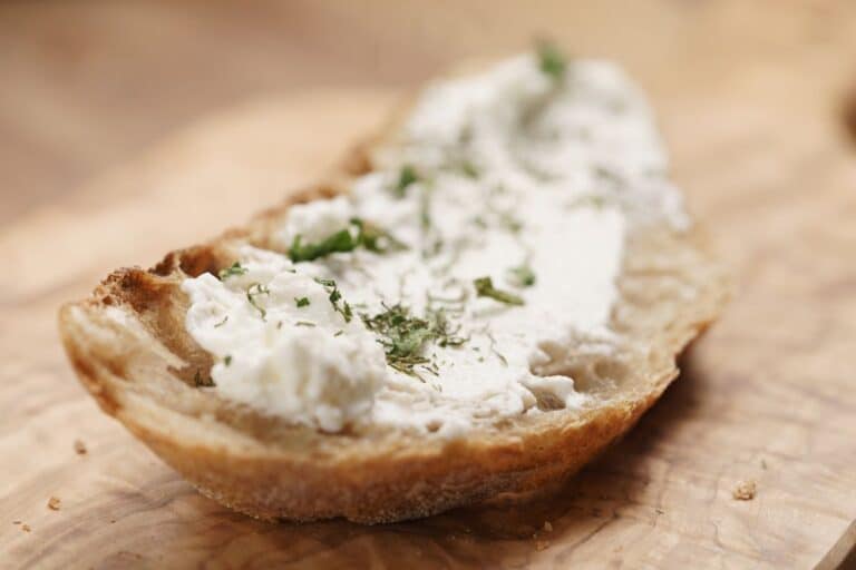 Boursin Cheese subsitute on toast