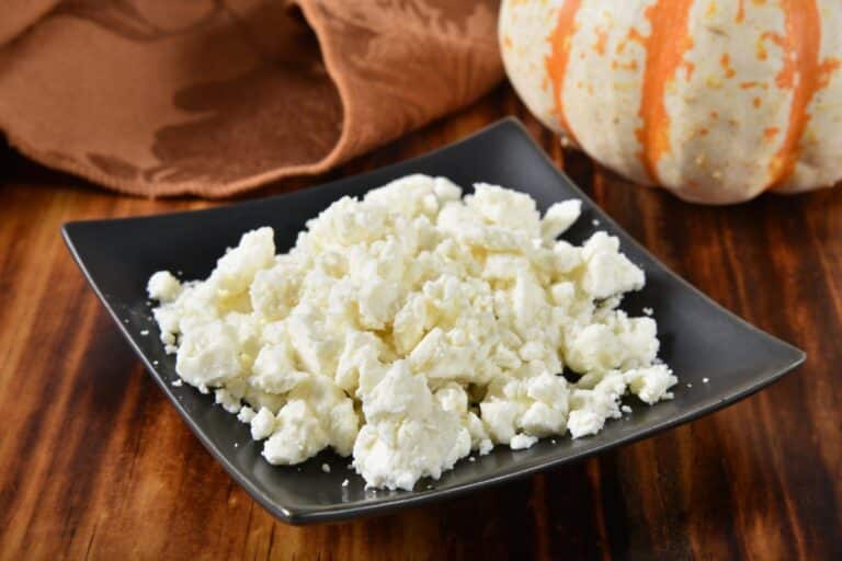 Cotija Cheese in a bowl