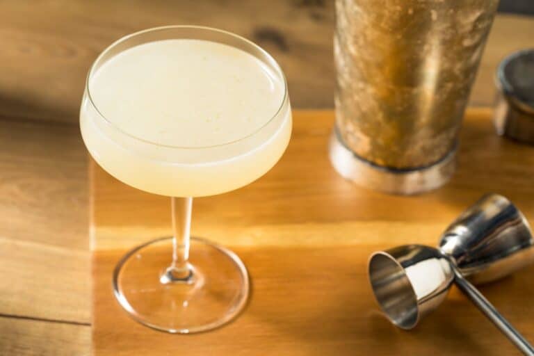 lillet blanc cocktail (corpse reviver) made with a substitute